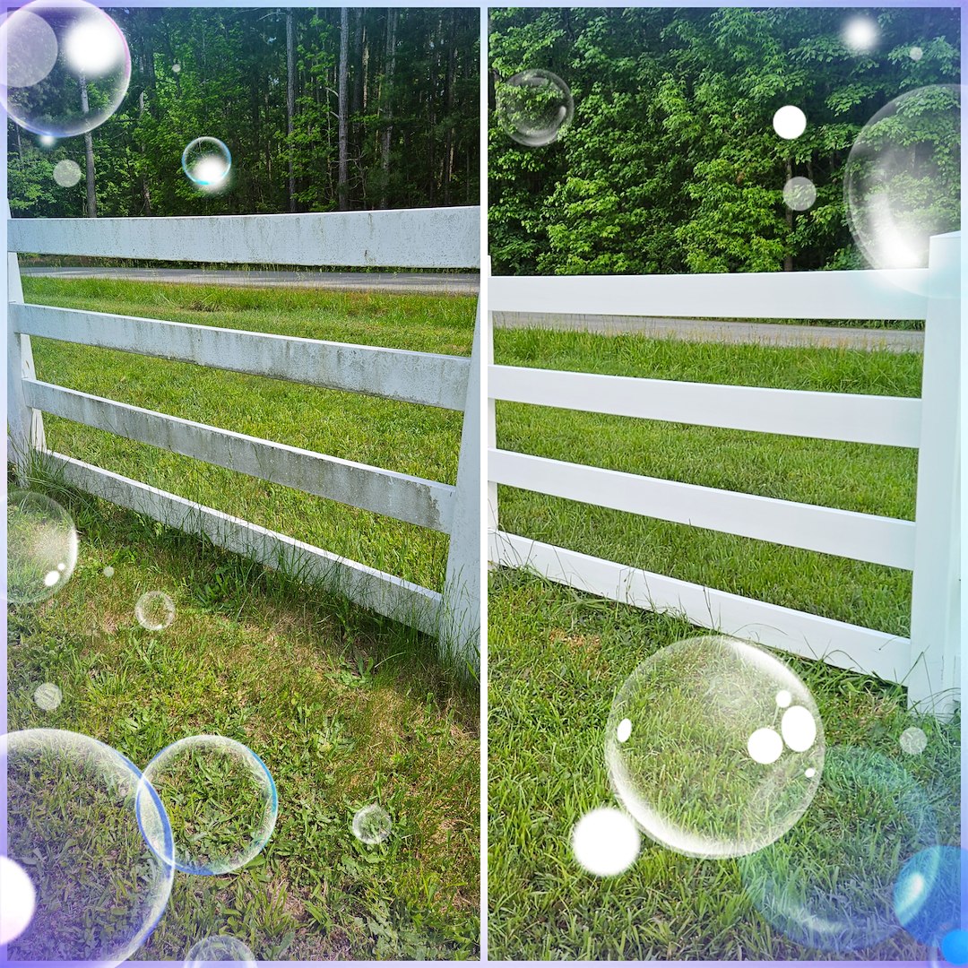 Customer needing vinyl fence cleaned