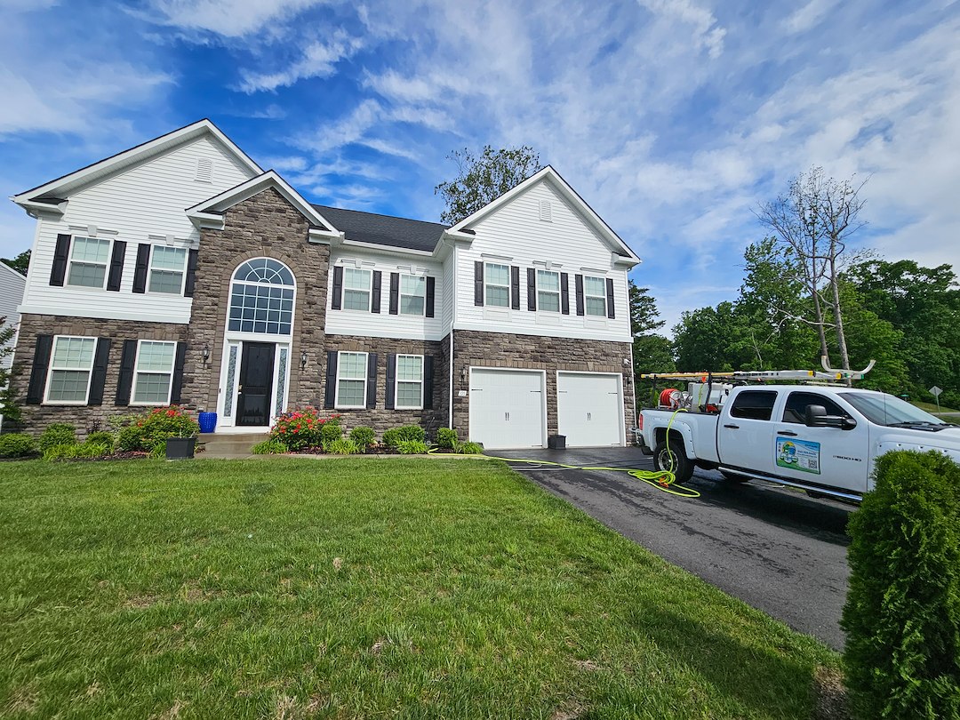 TOP QUALITY House washing done by A&J POWERWASHING in Aquia Harbour Staffort County VA