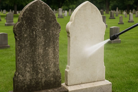Headstone Cleaning